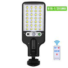 TJ-AW616-1 solar wall light with remote control; original supplier label retained