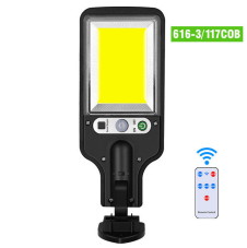 TJ-AW616-3 solar wall light with remote control; original supplier label retained