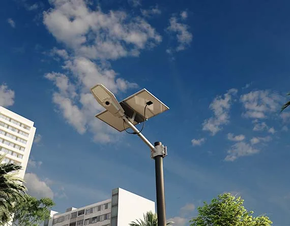 Farola solar TJ-BS — referencia de la serie
